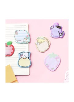 SYOSI Cute Sticky Notes, Kawaii Notes Pads 4.0×3.35 In Small Sticky Notes Self-Sticky Note Personalized Sticky Notes Cute School Supplies Fun Office Supplies for Study and Decoration Party(6 Pack )  - Image 3