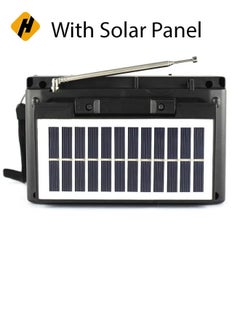 HuHa ORIGINAL KTF-1652 SOLAR SPEAKER 3-BAND AM/FM RADIO WITH BLUETOOTH, USB/TF Slot/Flashlight  - Image 2