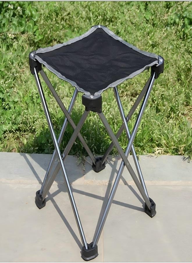Generic Camping, picnic, outdoor folding chair, multi-functional aluminum alloy fishing stool, portable small stool for painting and sketching, space chair  - Image 1