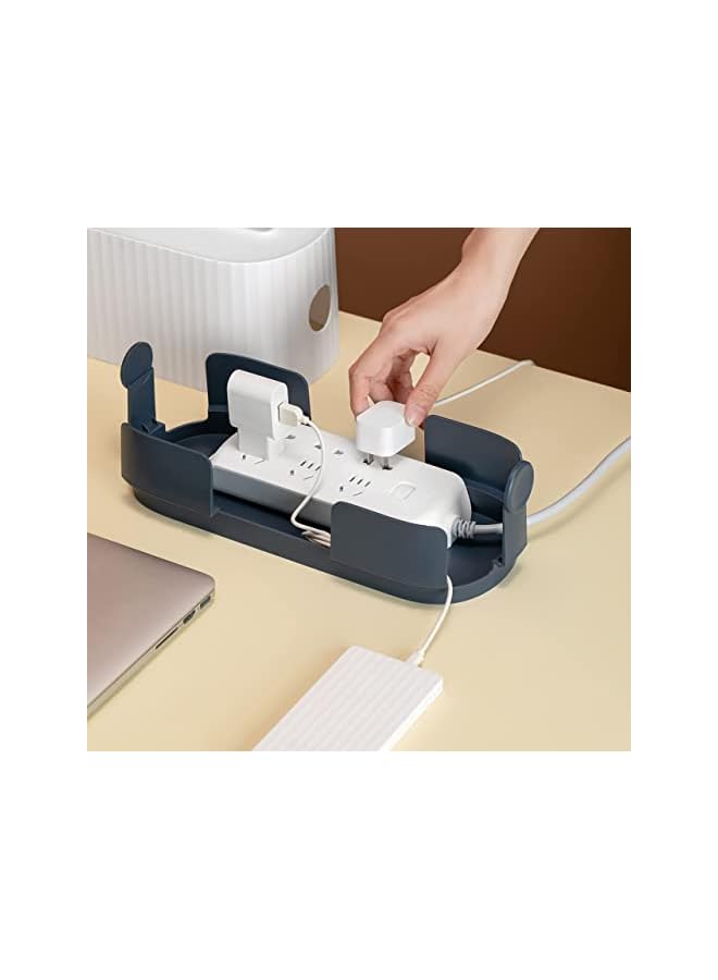 promass Cable Management Box, Ventilation and Heat Dissipation Large Capacity Storage Box,Suitable for TV, Computer, Laptop Power Strips, Fashionable Power Strip Box for Home, Office - Image 5