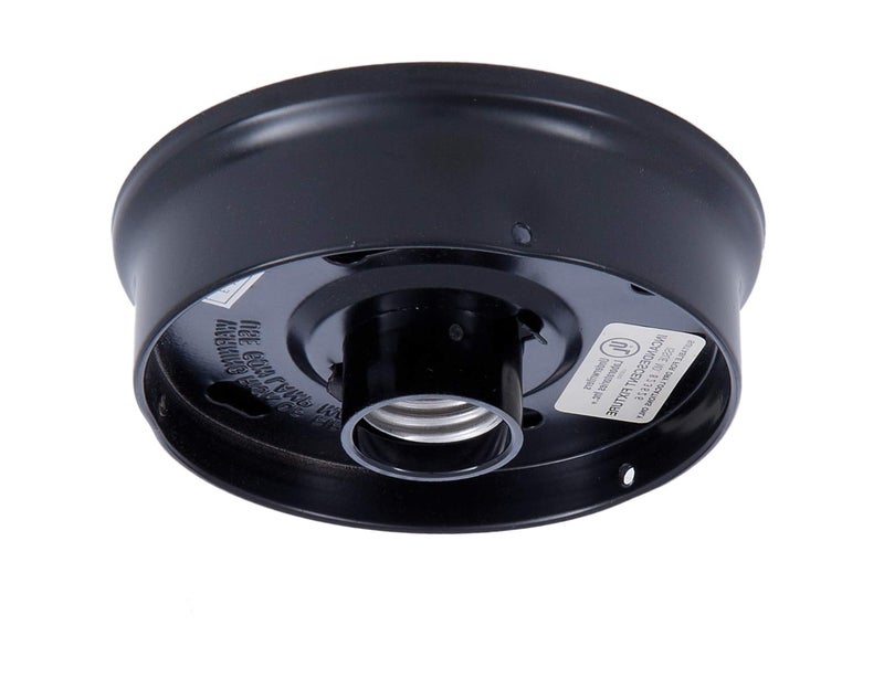B&P Lamp BP Lamp 4 Inch Fitter Wired Flush Mount Ceiling Fixture Black