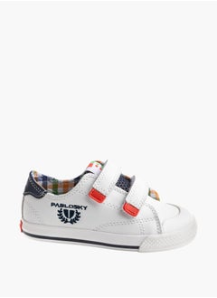 Boys Colourblock Sneakers with Hook and Loop Closure