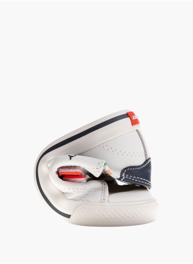 Pablosky - Boys Colourblock Sneakers with Hook and Loop Closure - Image 1