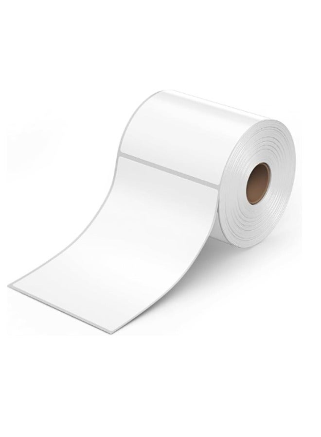 EHOME White Square Thermal Label Stickers, 10X15CM Self-Adhesive Square Direct Thermal Labels, 250sheets/Roll - Image 1
