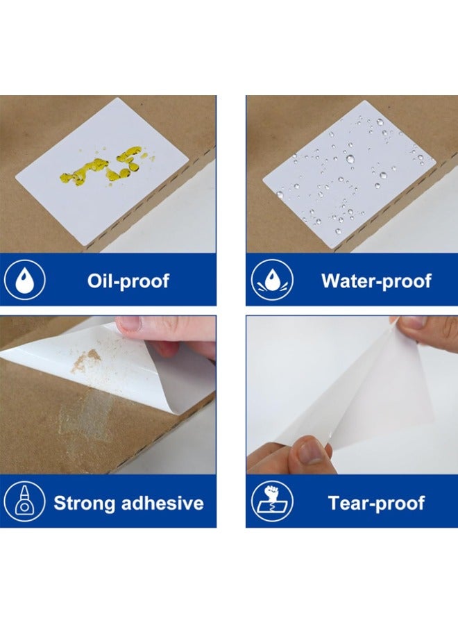EHOME White Square Thermal Label Stickers, 10X15CM Self-Adhesive Square Direct Thermal Labels, 250sheets/Roll - Image 3