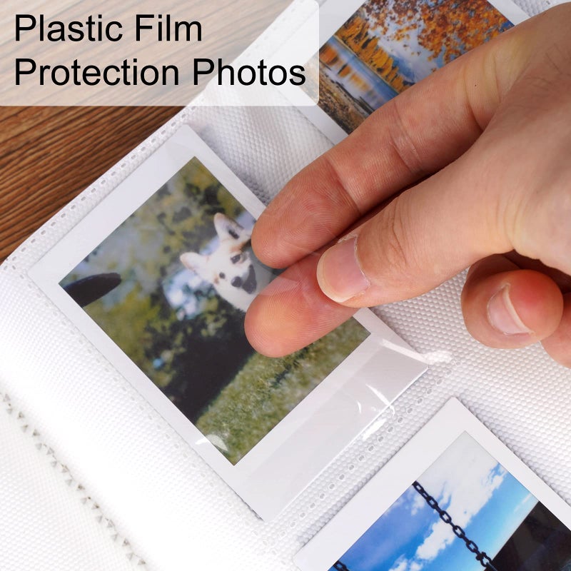 Ruibytree 256 Pockets Mini Photo Album for Fujifilm Instax Mini 12/Mini 11/Mini 9 /Mini 40/Mini 99 Instant Camera  For Polaroid Snap/PIC-300/Z2300/ SocialMatic Instant Cameras & Zip Instant Printer (Ice White) - Image 4
