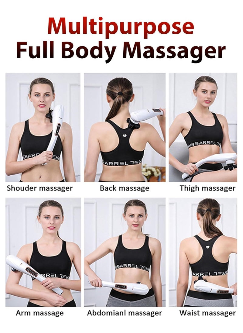 R.VIHAN Electric Handheld Massager with 6 Interchangeable Heads for Deep Tissue Percussion Vibration and Targeted Muscle Relief  - Image 5