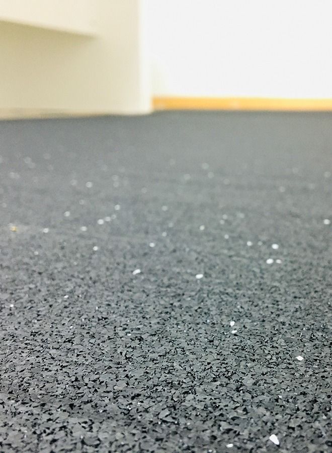 SAI Rubber mat roll 3mm thickness 10mx1.2m size black color suitable for all flooring underlayment reduce noise and vibration  - Image 4