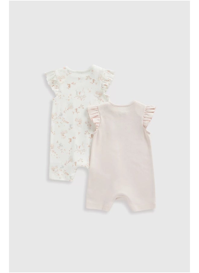 mothercare My First Rompers - 2 Pack  - Image 1