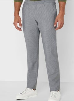 GANT Checked Slim Fit Trousers  - Image 1