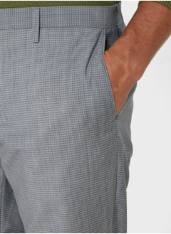 GANT Checked Slim Fit Trousers  - Image 4