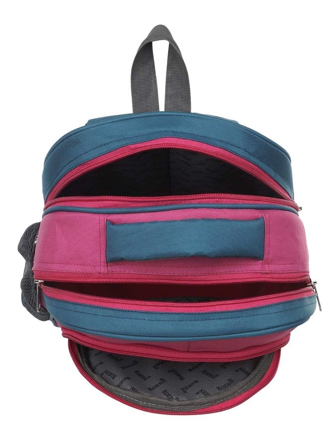 ROZEN حقيبة مدرسية من روزن لرياض الأطفال، ورياض الأطفال، ورياض الأطفال الابتدائية (حقيبة ظهر صغيرة الحجم باللونين الوردي والفيروزي) - Image 2