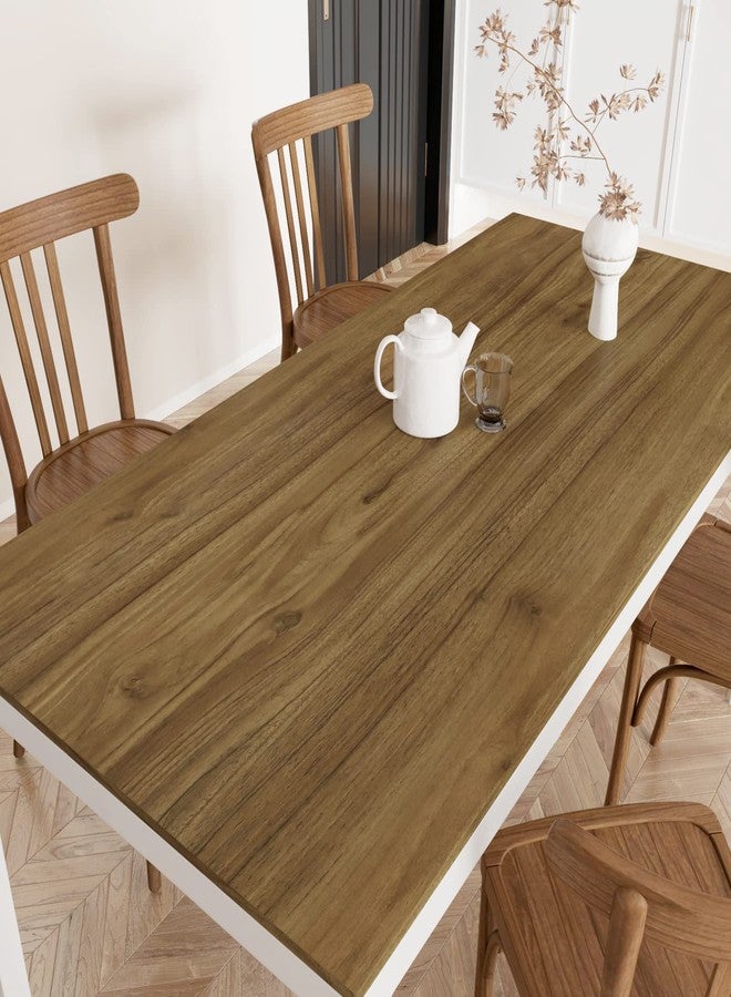 WESTICK Brown Wood Contact Paper Peel and Stick Wood Wallpaper Self Adhesive Waterproof Contact Paper Wooden Countertop Vinyl Wrap Wallpaper for Kitchen Dinner Table Cabinets Desk 15.8 x 78 in - Image 2