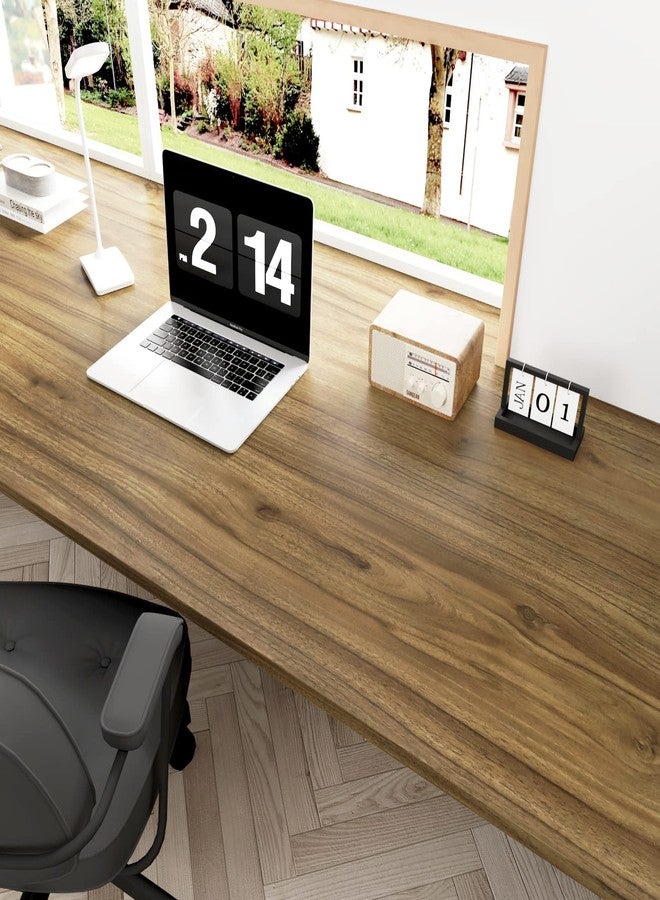 WESTICK Brown Wood Contact Paper Peel and Stick Wood Wallpaper Self Adhesive Waterproof Contact Paper Wooden Countertop Vinyl Wrap Wallpaper for Kitchen Dinner Table Cabinets Desk 15.8 x 78 in - Image 3