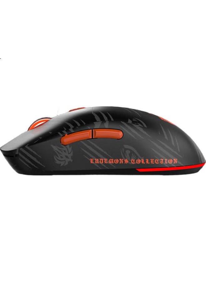 Ajazz Ajazz Moyu Collaboration Dual Mode Gaming Mouse 2.4G/Wired Usb Macro Programming Mouse Black - Image 2