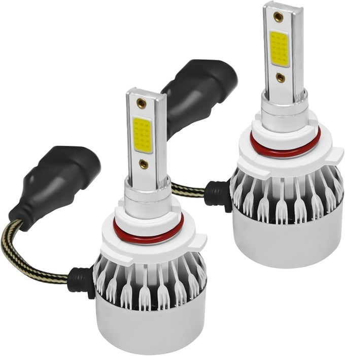 2 Pcs 9005/Hb3 Car Led Light Replacement, 3800Lm 6000K Super Bright Waterproof C6 Fog Lighting Bulb