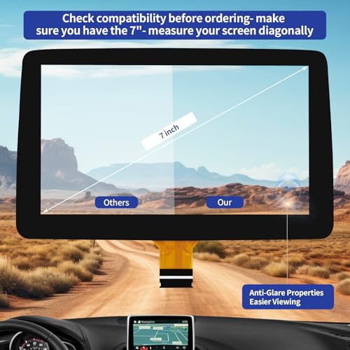 RESNAVSCREN 7" Touch Screen Digitizer BHP1611J0D Replacement for 2014-2016 Mazda 3 2 16-17 CX-3 16-18 MX-5 Toyota Yaris R iA Scion iA Radio Screen OEM Navigation System K40005A29F Touchscreen Display - Image 3