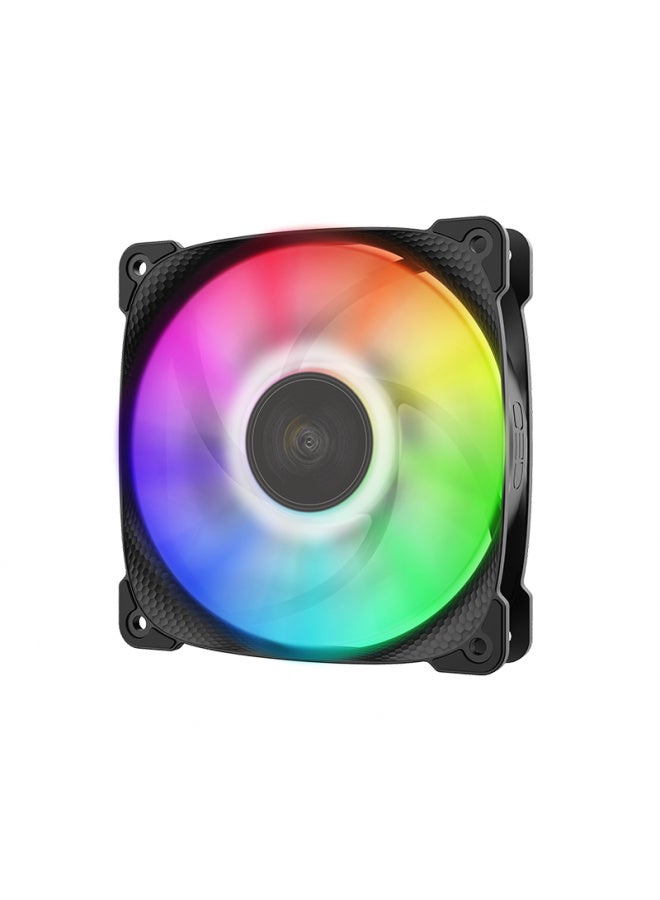 Geometricfuture Case Cooling Fan, Xiaolongshen 2501b/12cm/argb, Single Pack - Image 1