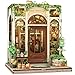 CUTEBEE Book Nook Kit DIY Miniature House Dollhouse Kit for Adults and Teens Booknook Tiny House Bookshelf Decor 3D Wooden Puzzle Gifts for Family Friends Green Life Bookshop - Image 3