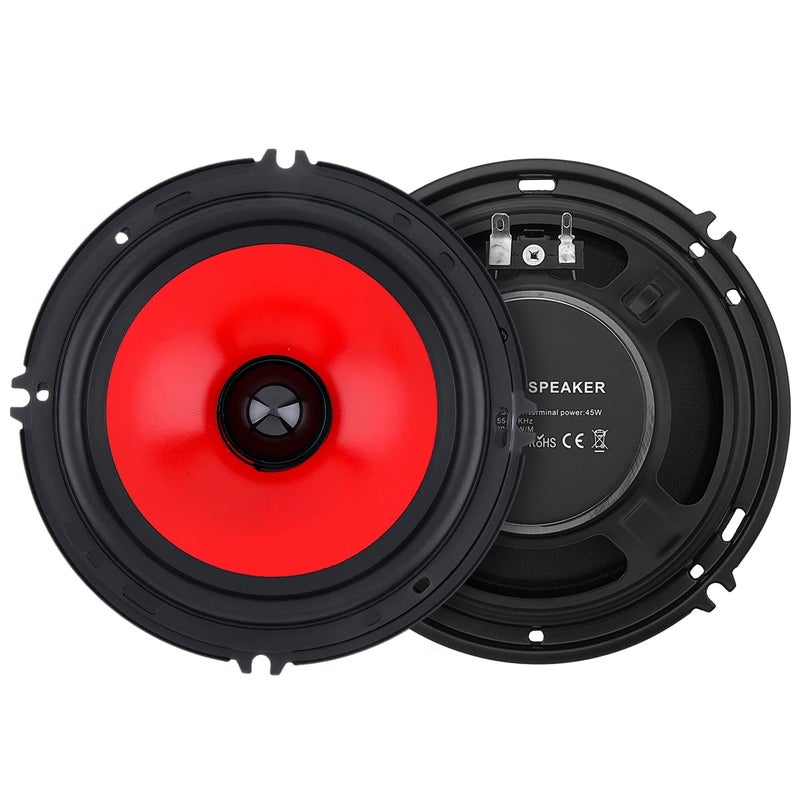 DriSentri 6.5" Coaxial Car Speakers, Set of 2, Easy Installation Heavy Mid-bass Tweeter - Image 1