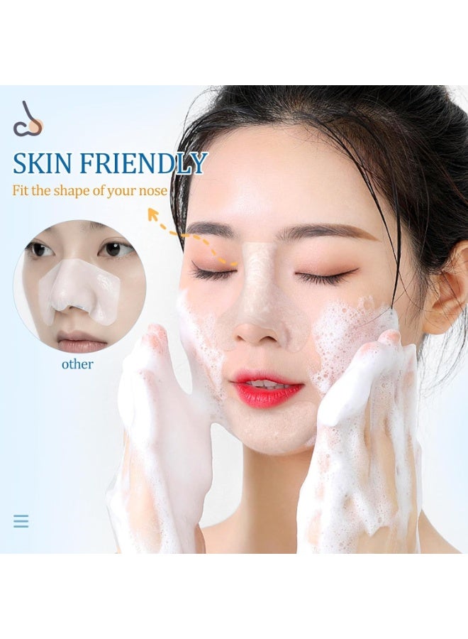 ATRJSZ 200 Pcs Nose Patches for Blackheads, 、Chin Cleansing Pore Strips, T-Zone Skin Care Pore Stickers with Pure Cotton Pads for Deep Pore Cleaning - Image 5