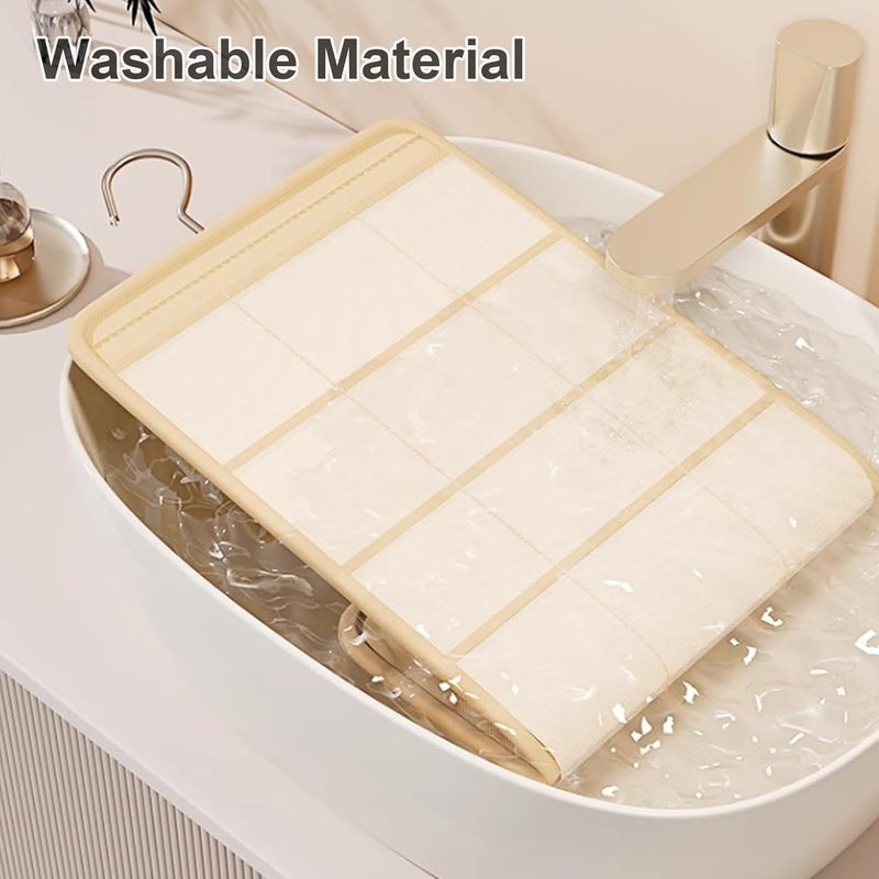 30 Pockets Dual-Sided Hanging Closet Organizer - Beige - Image 5