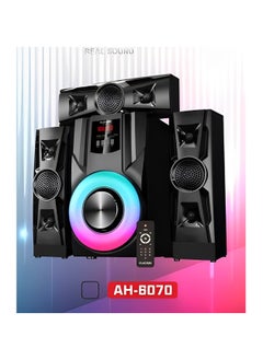 Platinum Subwoofer For Computer with Bluetooth Connection - AUX Cable - Memory Card port - USB port And Remote Control Model AH-6070  - Image 2