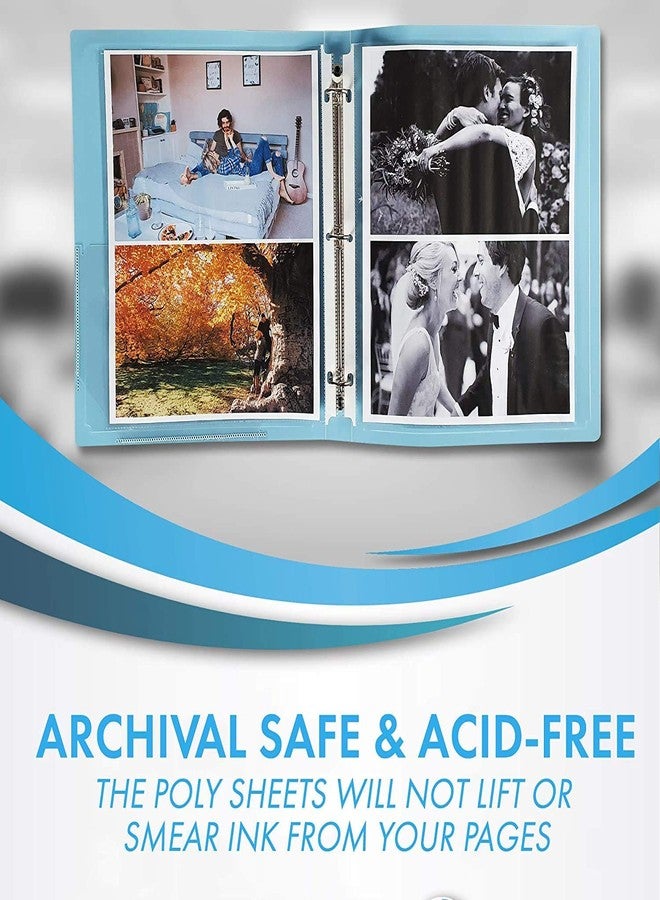 Jeyang A4 Size Transparent Document Holder Sleeves; Waterproof Page Protector with 11 Punched Holes (50 PC (150 Micron)) - Image 5