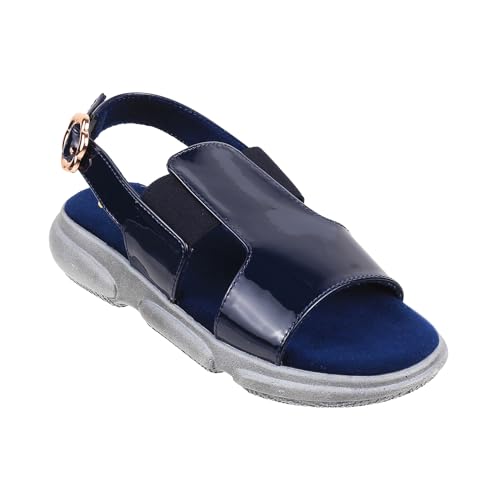 Catwalk Women Stylised Back Straps Platforms | For Women & Girls (BLUE,7 UK) - Image 1