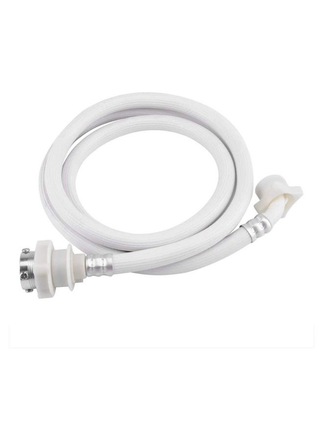 Washing Machine Hose Connector Automatic Washing Machine Inlet Hose Extension Tube 2m White - Image 2
