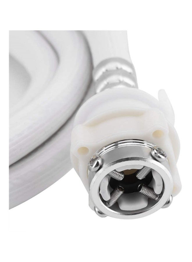 Washing Machine Hose Connector Automatic Washing Machine Inlet Hose Extension Tube 2m White - Image 4