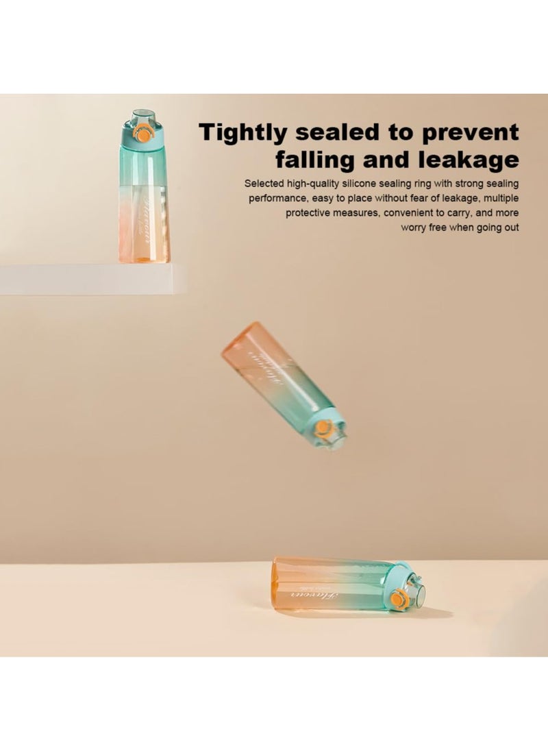 XiuWoo - Air Water Bottle Starter Set Up 900ml Sports Air Water Bottle Up BPA Free With Straw Drinking Bottles with 5 Flavor Pods Scented 0 Sugar Fruit Fragrance Water Cup for Outdoor Gym - Image 1