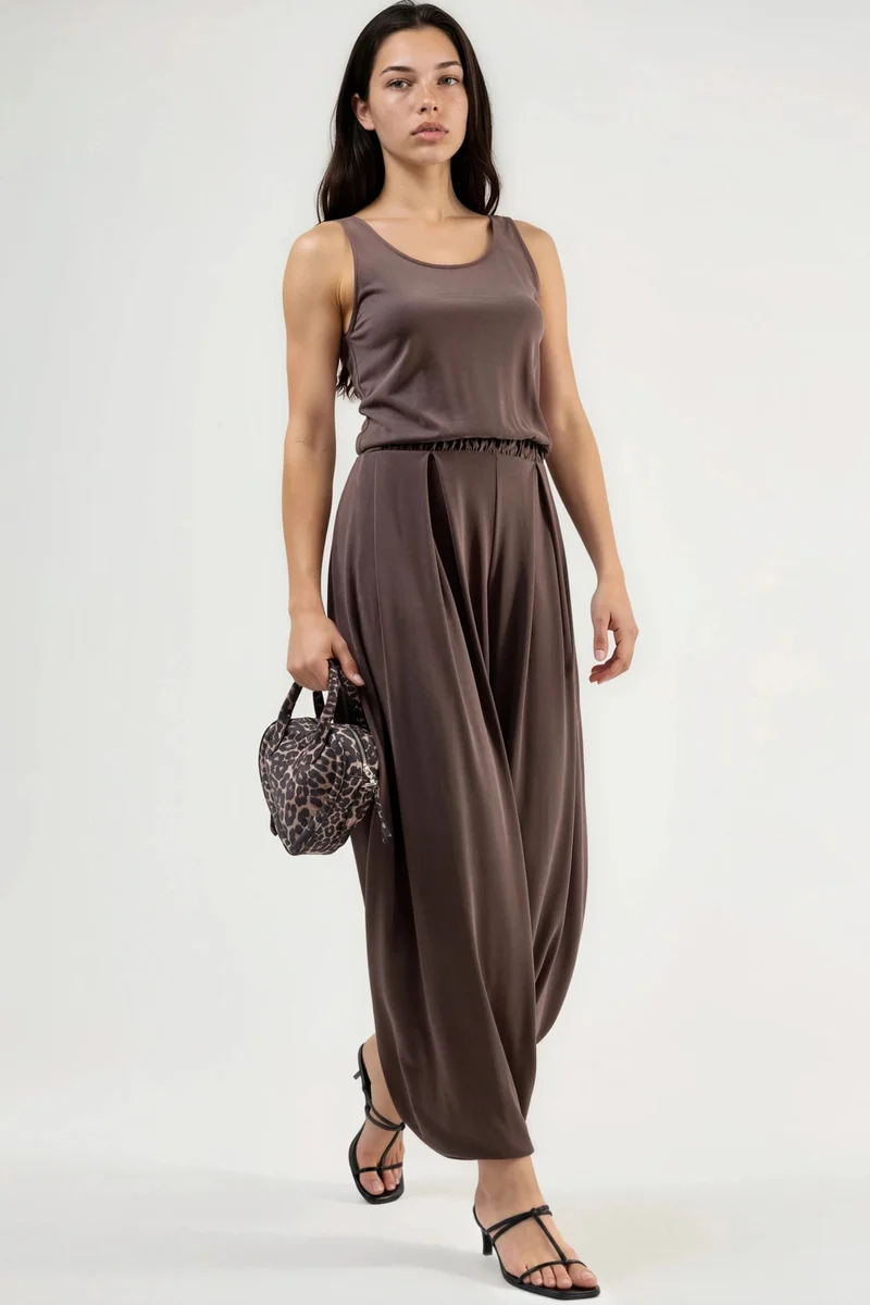 Busem BUSEM Pleated Modal Jumpsuit