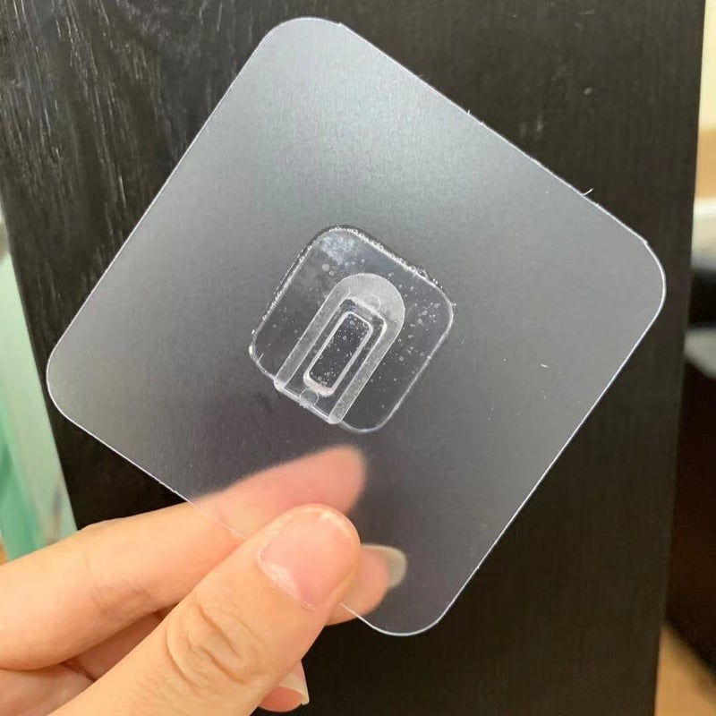 1 x 5 pcs Seamless Adhesive Hooks Set for Bathroom Kitchen 6x6 fruit buckle