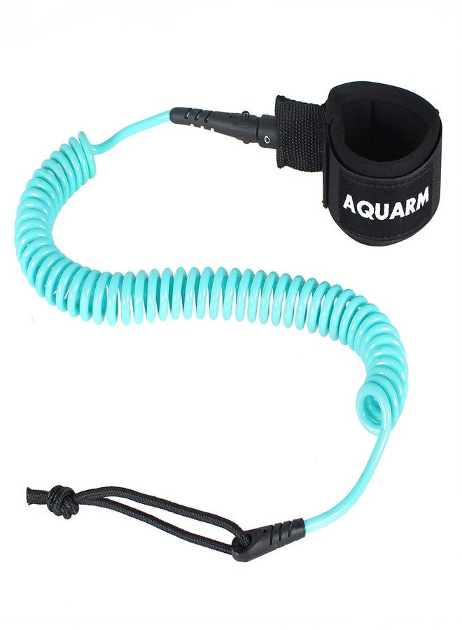 AQUARM SUP Leash 11 Foot Coiled Stand Up Paddle Board Leash Stay on Board Ankle Strap - Image 1