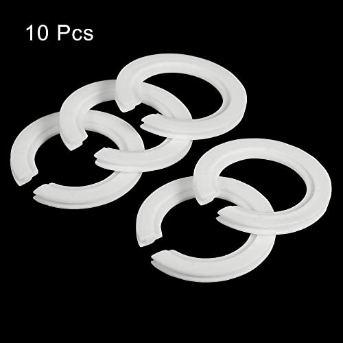 MECCANIXITY Lamp Shade Reducing Ring E27 to E14 Holder Adapter Ring Converter Reducer Fitting for Light Fixtures, White Pack of 10 - Image 3