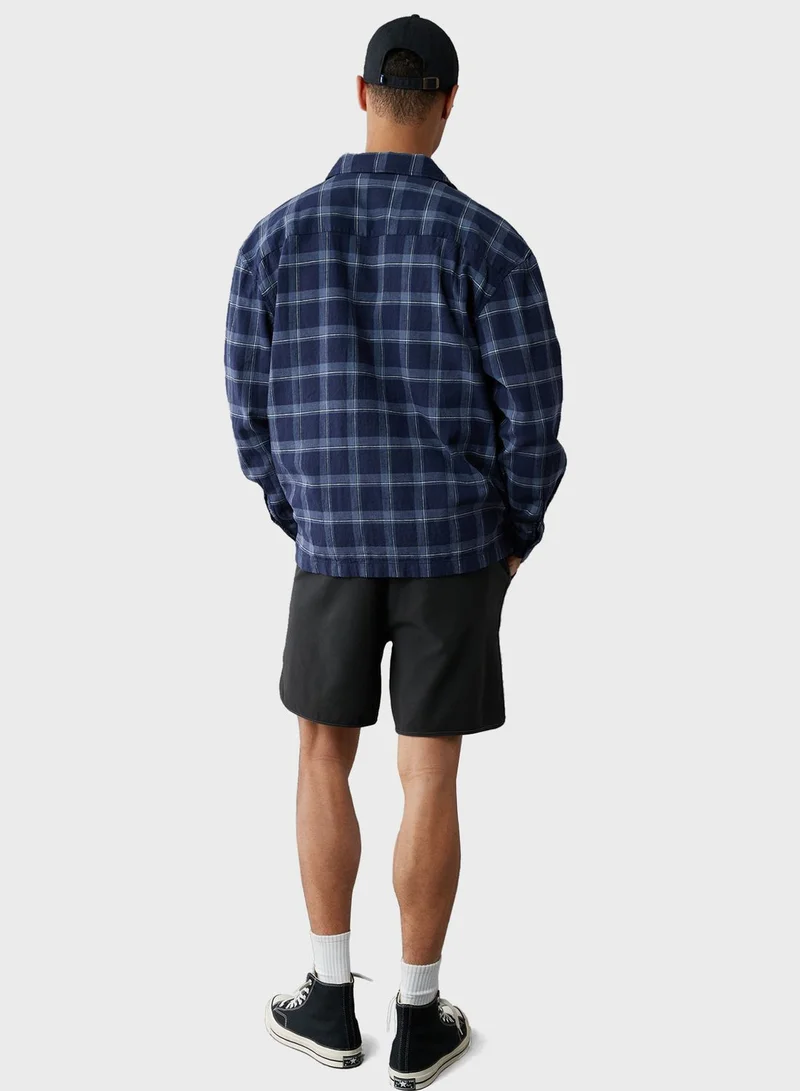امريكان ايجل Checked Regular Fit Shirt