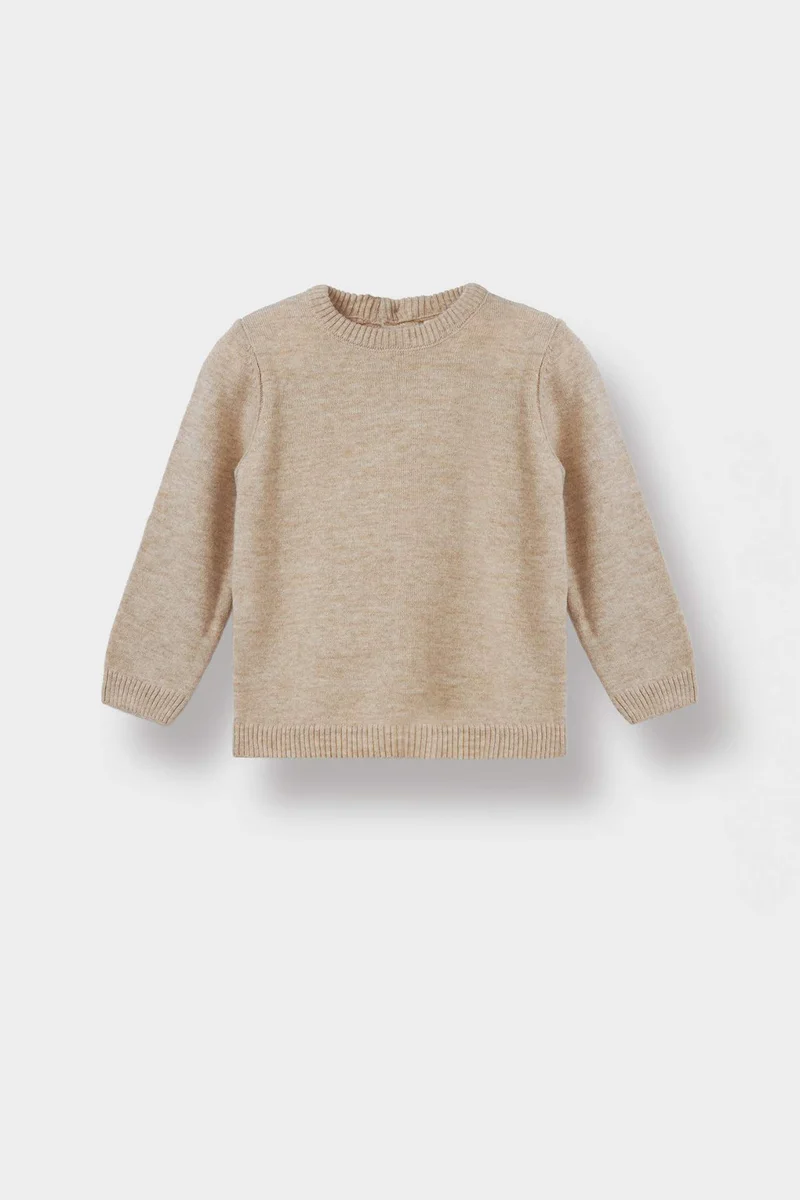 ديفاكتو Baby Boy Regular Fit Crew Neck Knit Pullover