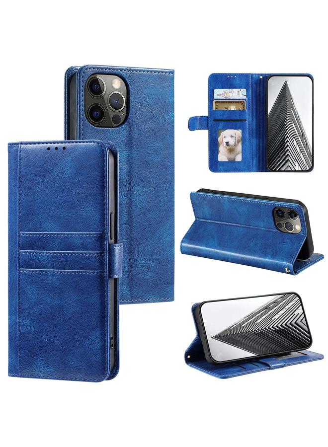 Zaboon Case For iPhone 12 / 12 Pro Simple 6-Card Wallet Leather Phone Case - Image 1