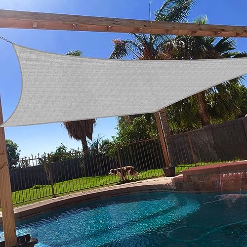 Windscreen4less Windscreen4less 10' x 14' Sun Shade Sail Rectangle Outdoor Canopy Cover UV Block for Backyard Porch Pergola Deck Garden  - Image 1