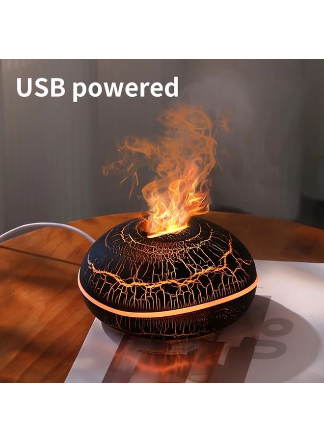 بلاك كراك، مرطب نار يعمل بالUSB، تصميم بركاني للمنزل أو المكتب أو هدية عيد الأم - Image 5