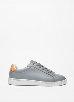 shoexpress Panelled Sneakers with Lace Up Closure  - Image 3
