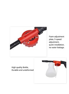 SYOSI Adjustable Water Pressure, Best Care for Car, Car Foam Gun, Adjustable Hose Wash Sprayer with Adjustment Ratio Dial Foam Blaster, Foam Cannon Attaches for Any Garden Hose  - Image 4