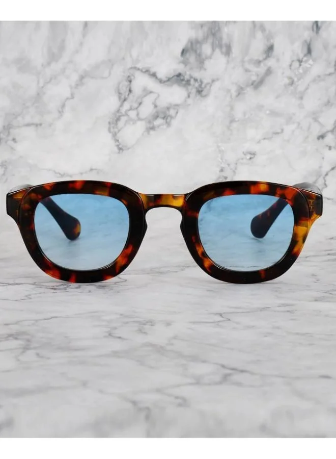  اكسبليست باوتس نظارات شمسية أنيقة روبن للجنسين بتدرج أزرق