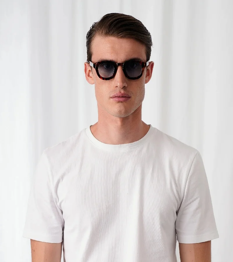Explicit Poets Explicit Poets Unisex ROBIN Tortoise - Gradient Blue Stylish Sunglasses, 5EP9