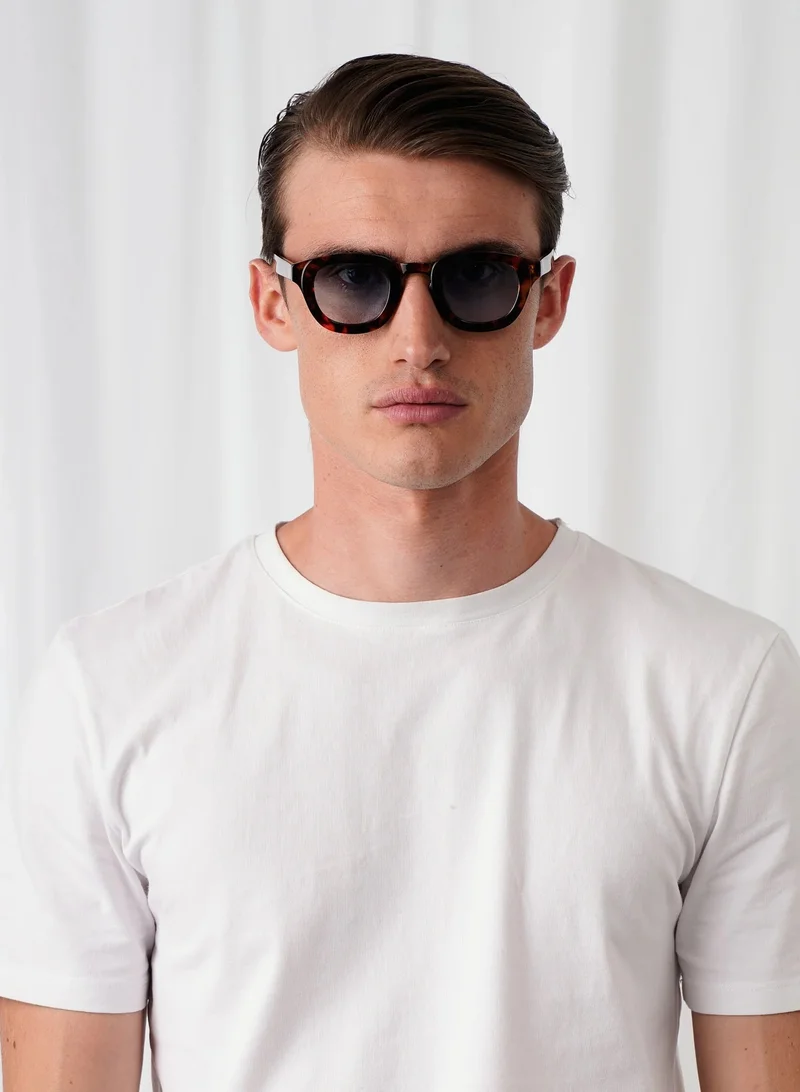 Explicit Poets Explicit Poets Unisex ROBIN Tortoise - Gradient Blue Stylish Sunglasses, 5EP9
