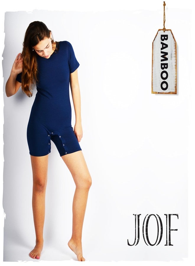 JOF London Onesie Bodyshort With Snap Pushbuttons For Kids | Marine | 11-12 Years Old | Adaptive Clothing For Children With Special Needs - Image 5