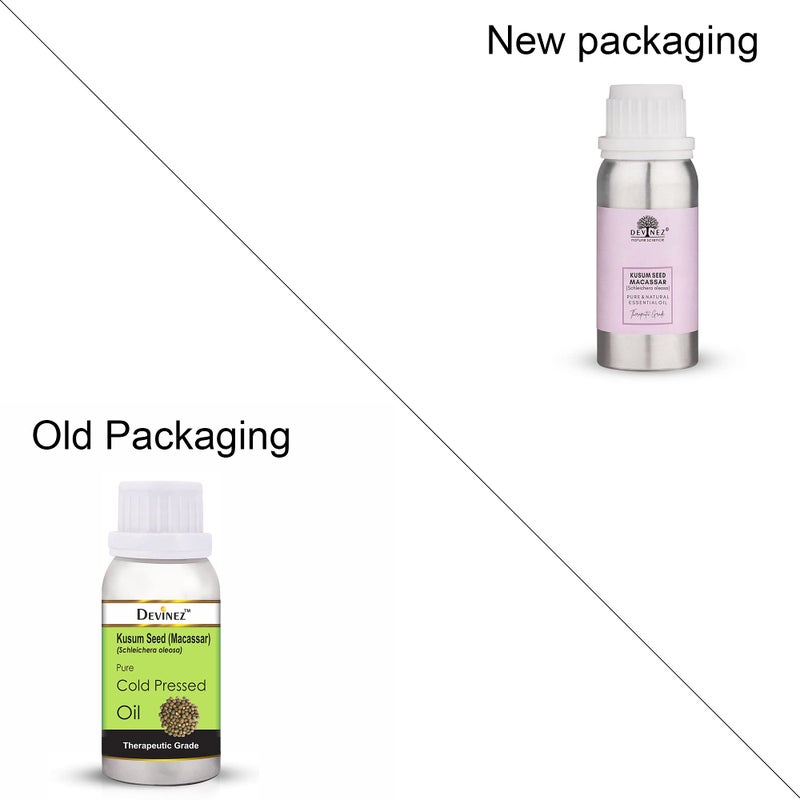 Devinez Kusum Seed - Macassar, Schleichera oleosa Cold-Pressed Oil, 500ml 100% Pure, Natural & Undiluted for hairdressing and to helps hair growth - Image 2