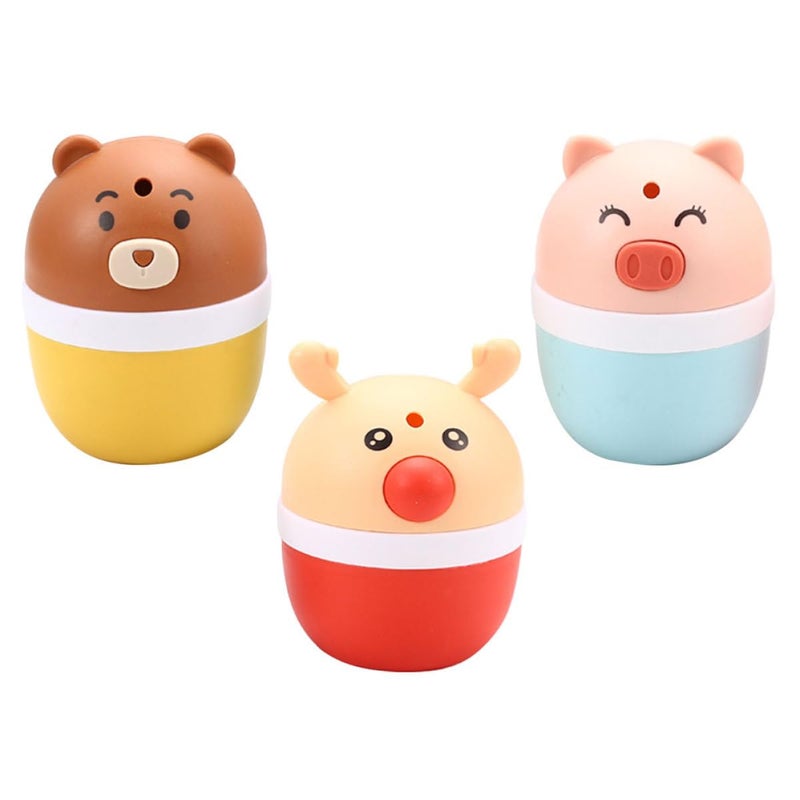 Automatic Push Type Toothpick Holder Cute Cartoon Kitchen Storage Box Random Color 3pcs - Image 2