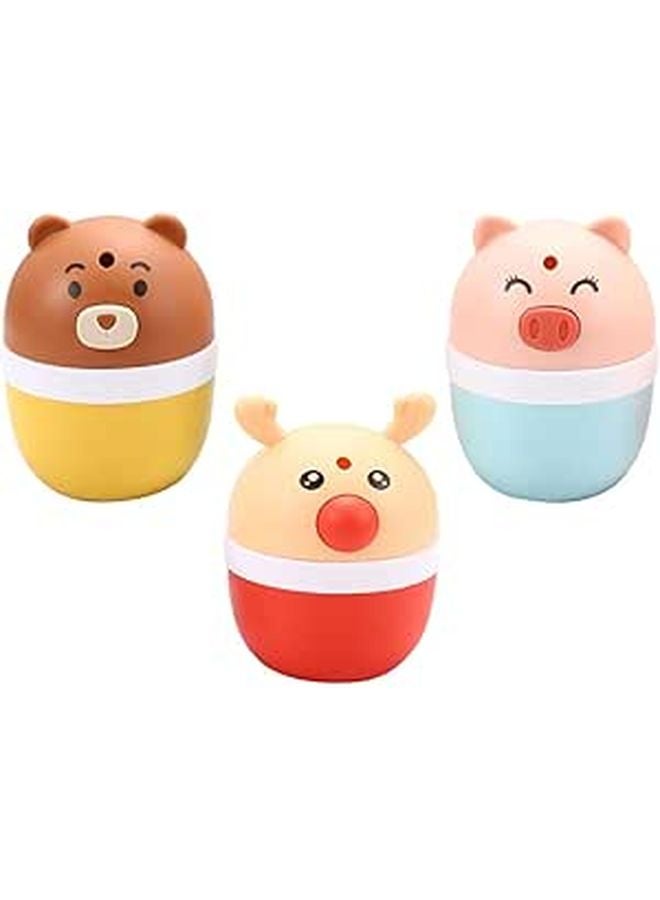 Automatic Push Type Toothpick Holder Cute Cartoon Kitchen Storage Box Random Color 3pcs - Image 1